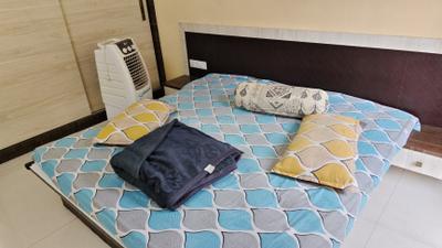 Bedroom Image of 1300 Sq.ft 2.5 BHK Apartment / Flat for sale in Vasupujya Neco Skypark, Pimple Nilakh Pune for Rs. 14500000