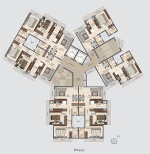 Image of 1020 Sq.ft 2 BHK Apartment / Flat for sale in 127 Raj Homes A Wing, Mira Road East, Mira Bhayandar for Rs. 10700000