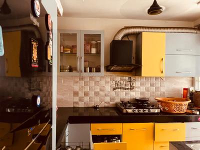 Kitchen Image of 1551 Sq.ft 3 BHK Apartment / Flat for sale in R G Euphoria, Vrindavan Yojana Lucknow for Rs. 12500000