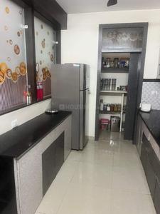 Kitchen Image of 1400 Sq.ft 3 BHK Apartment / Flat for rent in Radhika Infraestate RIPL Maple Tree, Ayodhya Bypass Bhopal for Rs. 35000