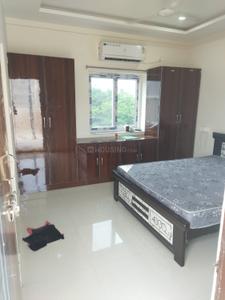 Bedroom Image of 600 Sq.ft 1 BHK Builder Floor for rent in Financial District Hyderabad for Rs. 24000