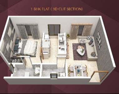 Image of 650 Sq.ft 2 BHK Apartment / Flat for sale in Adityaraj Signature, Vikhroli East, Mumbai for Rs. 15000000