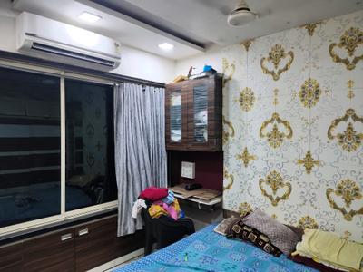 Bedroom Image of 650 Sq.ft 1 BHK Apartment / Flat for rent in Shree Prastha, Thane West Thane for Rs. 16500