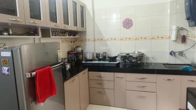 Kitchen Image of 900 Sq.ft 2 BHK Apartment / Flat for sale in Atria Society, Dhanori Pune for Rs. 6200000