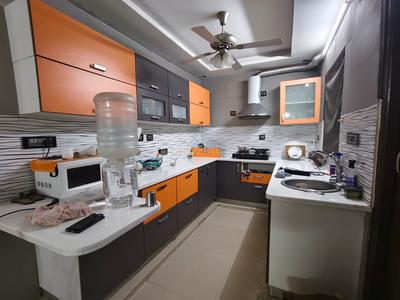 Kitchen Image of 1575 Sq.ft 3 BHK Builder Floor for rent in Manikonda Hyderabad for Rs. 58000