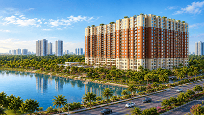 Image of 998 Sq.ft 2 BHK Apartment / Flat for sale in Urbanrise Maheshwari The Lakes Edge, Madhavaram, Chennai for Rs. 9300000