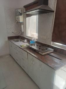Kitchen Image of 350 Sq.ft 1 RK Independent House for rent in DLF Phase 3 Gurgaon for Rs. 19000