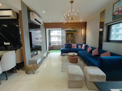 Living Room Image of 2300 Sq.ft 3 BHK Apartment / Flat for sale in Ambli Ahmedabad for Rs. 27500000