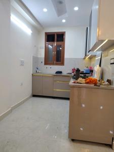 Kitchen Image of 1250 Sq.ft 3 BHK Apartment / Flat for rent in Chhattarpur New Delhi for Rs. 35000