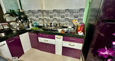 Kitchen Image of 666 Sq.ft 1 BHK Apartment / Flat for sale in Nevali Navi Mumbai for Rs. 3800000
