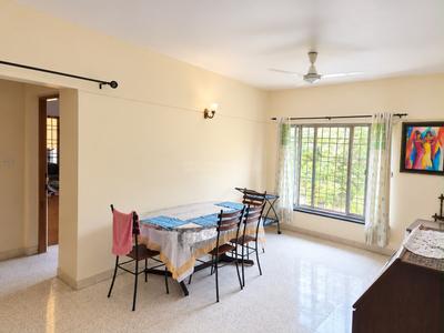 Hall Image of 1100 Sq.ft 1 BHK Apartment / Flat for rent in Murugeshpalya Bengaluru for Rs. 35000