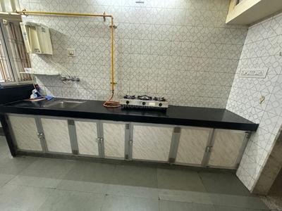 Kitchen Image of 1600 Sq.ft 3 BHK Apartment / Flat for rent in Shahibaug Ahmedabad for Rs. 35000