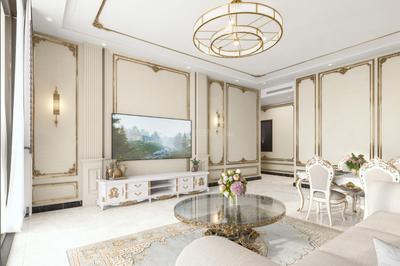 Living Room Image of 387 Sq.ft 1 RK Apartment / Flat for sale in Dubai South Dubai for Rs. 18449390