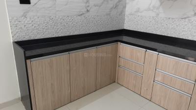 Kitchen Image of 1350 Sq.ft 3 BHK Apartment / Flat for rent in Krisna Nirmaan Amorapolis, Dhanori Pune for Rs. 34000