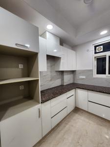 Kitchen Image of 1300 Sq.ft 3 BHK Builder Floor for rent in Tagore Garden Extension New Delhi for Rs. 42000