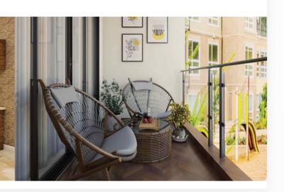 Balcony Image of 1900 Sq.ft 3 BHK Apartment / Flat for sale in Lewis El Roi, Cooke Town Bengaluru for Rs. 28800000