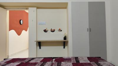 Bedroom Image of 490 Sq.ft 1 BHK Apartment / Flat for rent in Begumpet Hyderabad for Rs. 23000