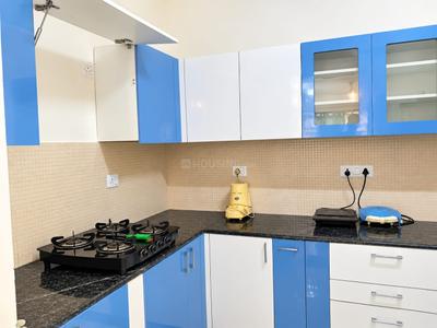 Kitchen Image of 1320 Sq.ft 3 BHK Apartment / Flat for rent in Casagrand Supremus, Thazhambur Chennai for Rs. 32000