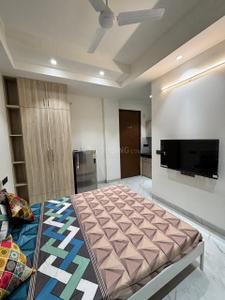 Bedroom Image of 560 Sq.ft 1 RK Builder Floor for rent in Sector 46 Gurgaon for Rs. 23000