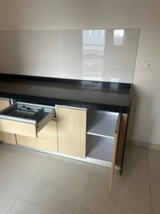 Kitchen Image of 850 Sq.ft 1 BHK Apartment / Flat for rent in Godrej Infinity, Mundhwa Pune for Rs. 28000
