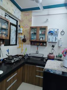 Kitchen Image of 765 Sq.ft 1 BHK Apartment / Flat for sale in Mahalaxmi Celebration Residency, Mahaveer Colony Park Udaipur for Rs. 3200000