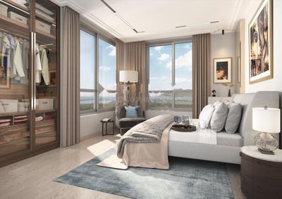 Bedroom Image of 940 Sq.ft 1.5 BHK Apartment / Flat for rent in Piramal Vaikunth , Thane West Thane for Rs. 26000