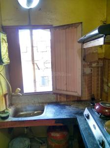 Kitchen Image of 360 Sq.ft 1 BHK Apartment / Flat for rent in Nagerbazar Kolkata for Rs. 9000