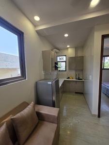 Kitchen Image of 600 Sq.ft 1 BHK Builder Floor for rent in Rajouri Garden New Delhi for Rs. 21000