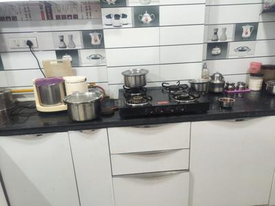 Kitchen Image of 1400 Sq.ft 3 BHK Apartment / Flat for sale in Jodhpur Ahmedabad for Rs. 11500000