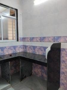 Kitchen Image of 560 Sq.ft 1 BHK Apartment / Flat for rent in Ghansoli Navi Mumbai for Rs. 23000