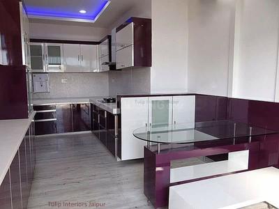 Kitchen Image of 1600 Sq.ft 3 BHK Builder Floor for sale in Malviya Nagar Jaipur for Rs. 7200000