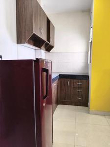 Kitchen Image of 540 Sq.ft 1 RK Builder Floor for rent in DLF Phase 4 Gurgaon for Rs. 18500