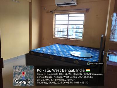 Bedroom Image of 1300 Sq.ft 3 BHK Apartment / Flat for rent in Srijan Green Field City Classic Premium, Maheshtala Kolkata for Rs. 22000