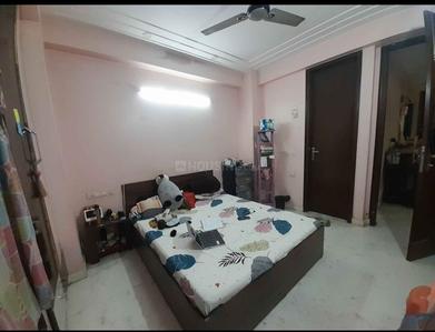 Bedroom Image of 715 Sq.ft 1 BHK Builder Floor for rent in Malviya Nagar New Delhi for Rs. 25000