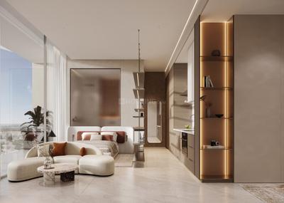 Living Room Image of 355 Sq.ft 1 RK Apartment / Flat for sale in Dubai South Dubai for Rs. 15144317