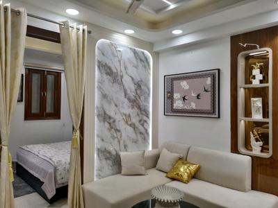 Living Room Image of 550 Sq.ft 2 BHK Apartment / Flat for sale in Dwarka Mor New Delhi for Rs. 3654321