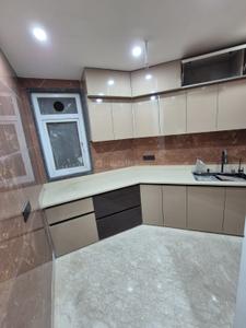 Kitchen Image of 1200 Sq.ft 2 BHK Builder Floor for rent in Kirti Nagar New Delhi for Rs. 52000