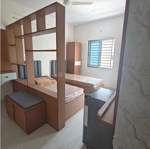 Bedroom Image of 450 Sq.ft 1 RK Apartment / Flat for rent in Marathahalli Bengaluru for Rs. 20000