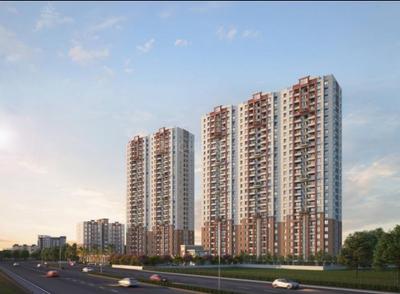 Building Image of 950 Sq.ft 2 BHK Apartment / Flat for sale in Nyati Exuberance, Mohammed Wadi Pune for Rs. 6090000