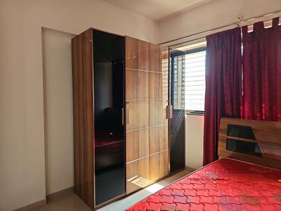 Bedroom Image of 785 Sq.ft 1.5 BHK Apartment / Flat for rent in Pride World City, Charholi Budruk Pune for Rs. 21000