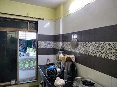 Kitchen Image of 658 Sq.ft 1 BHK Apartment / Flat for rent in Haware Citi, Kasarvadavali Thane for Rs. 17252