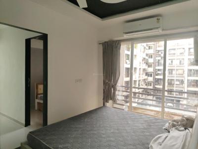 Bedroom Image of 1076 Sq.ft 3 BHK Apartment / Flat for rent in Thakur Galaxy, Boisar Mumbai for Rs. 18000