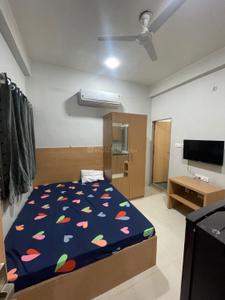 Bedroom Image of 1000 Sq.ft 1 RK Apartment / Flat for rent in Mahalakshmi Nagar Indore for Rs. 11000