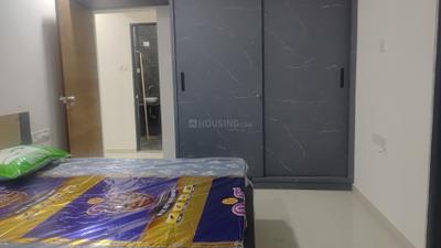 Bedroom Image of 1200 Sq.ft 3 BHK Apartment / Flat for rent in Pancham Aristo, Vemali Vadodara for Rs. 20000