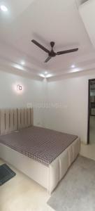 Bedroom Image of 500 Sq.ft 1 BHK Builder Floor for rent in Khirki Extension New Delhi for Rs. 16500