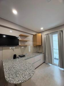 Kitchen Image of 521 Sq.ft 1 RK Apartment / Flat for rent in Vijay Nagar Indore for Rs. 16000