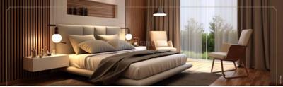 Bedroom Image of 2400 Sq.ft 4.5 BHK Apartment / Flat for sale in Excellaa Polaris, Bavdhan Pune for Rs. 24200000