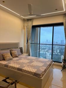 Bedroom Image of 850 Sq.ft 2 BHK Apartment / Flat for rent in Dosti Eastern Bay, Wadala Mumbai for Rs. 135000