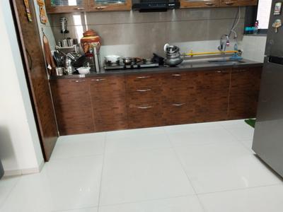 Kitchen Image of 1800 Sq.ft 3 BHK Apartment / Flat for rent in Bhat Ahmedabad for Rs. 28000
