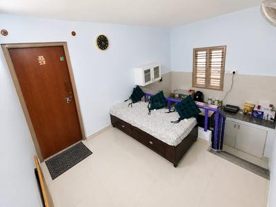 Kitchen Image of 450 Sq.ft 1 BHK Independent House for rent in Sanjaynagar Bengaluru for Rs. 45000